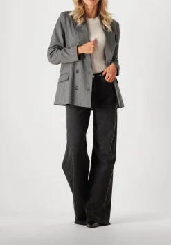 grijze dante6 blazer ceto herringbone blazer