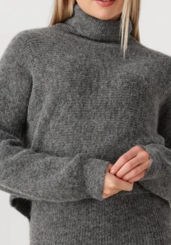 grijze dante6 trui yuria turtle neck sweater
