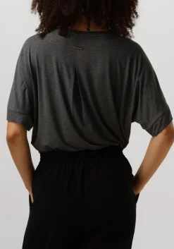 grijze deblon sports t-shirt viola top short sleeve