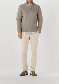 grijze filippo de laurentiis trui mezza zip ml