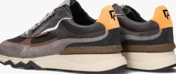 grijze floris van bommel lage sneakers sfm-10234 de zager