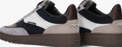 grijze floris van bommel lage sneakers sfm-10143 de kupster