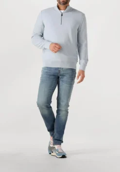 grijze floris van bommel lage sneakers sfm-10154 de treener