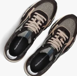 grijze floris van bommel lage sneakers sfm-10178 de zager