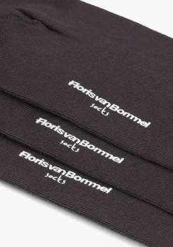 grijze floris van bommel sokken de katoener