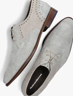 grijze floris van bommel nette schoenen sfm-30361