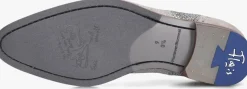 grijze floris van bommel nette schoenen sfm-30361 de stapper