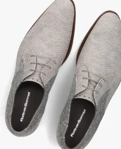 grijze floris van bommel nette schoenen sfm-30361 de stapper