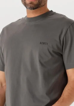 grijze genti t-shirt t-shirt ss j2040-1223