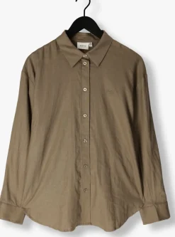 grijze gestuz blouses lizagz oz linen shirt