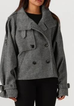 grijze gestuz mantel gzavic short jacket