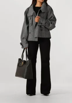 grijze gestuz mantel gzavic short jacket