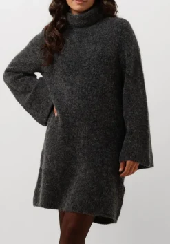 grijze gestuz mini jurk alphagz rollneck dress