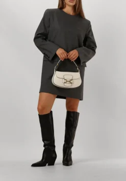 grijze gestuz mini jurk paulagz melange blazer dress