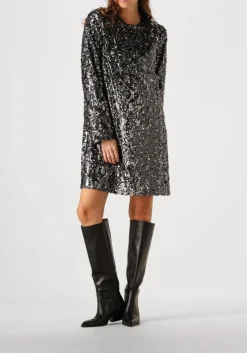 grijze gestuz mini jurk salinagz dress