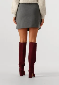 grijze gestuz minirok gzpaula melange mw wrap skirt