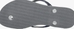 grijze havaianas teenslippers kids slim glitter ii