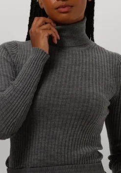 grijze herskind coltrui bob blouse