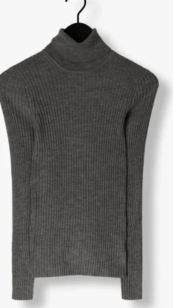 grijze herskind coltrui bob blouse