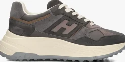 grijze hogan lage sneakers h669 allacciato h