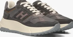 grijze hogan lage sneakers h669 allacciato h