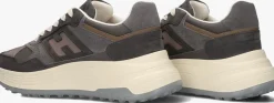 grijze hogan lage sneakers h669 allacciato h