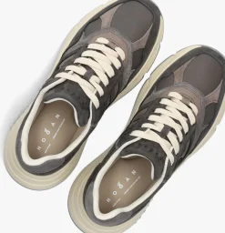 grijze hogan lage sneakers h669 allacciato h