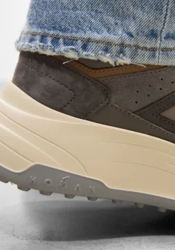 grijze hogan lage sneakers h669 allacciato h