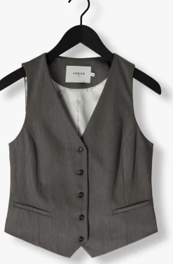 grijze janice gilet dave gilet
