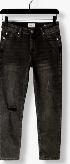 grijze janice mom jeans mom jeans cooper destroyed