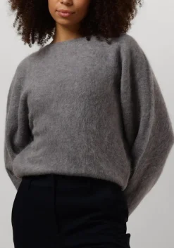 grijze knit-ted trui amanda pullover