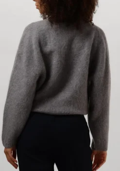 grijze knit-ted trui amanda pullover