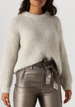 grijze knit-ted trui phoebe