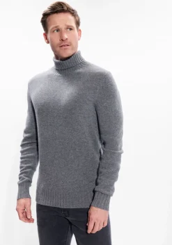 grijze leurink knit coltrui trani col