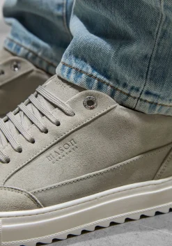 grijze mason garments lage sneakers tia nativo