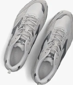 grijze mizuno lage sneakers combi sneaker