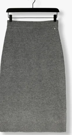 grijze mos mosh midirok mmbryndis knit skirt