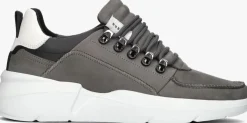 grijze nubikk lage sneakers roque roman heren
