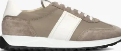 grijze nubikk lage sneakers glen hendrix