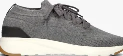 grijze nubikk lage sneakers weston knitto