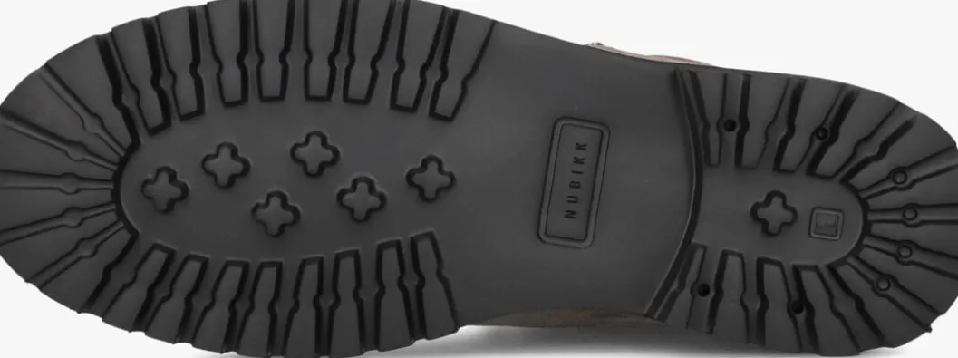 grijze nubikk veterboots logan chad fur