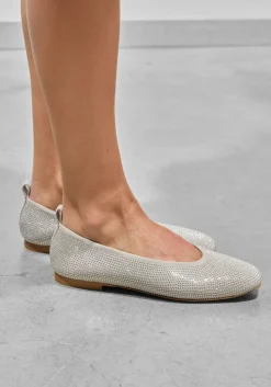 grijze odare ballerina's agata