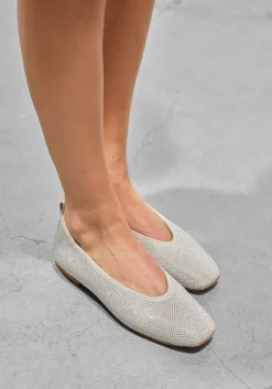 grijze odare ballerina's agata