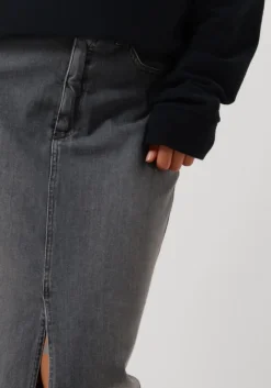 grijze penn & ink midirok 679 skirt