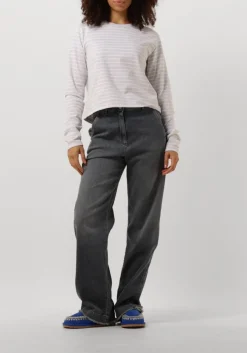 grijze penn & ink tops & t-shirts 516 sweater stripe