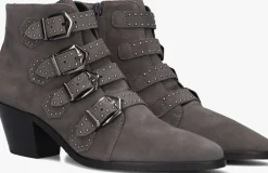 grijze pertini enkellaarsjes 12368