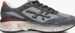 grijze premiata lage sneakers moerun