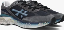 grijze premiata lage sneakers moerun