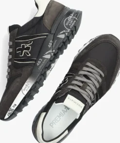 grijze premiata lage sneakers lander
