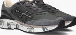 grijze premiata lage sneakers moerun